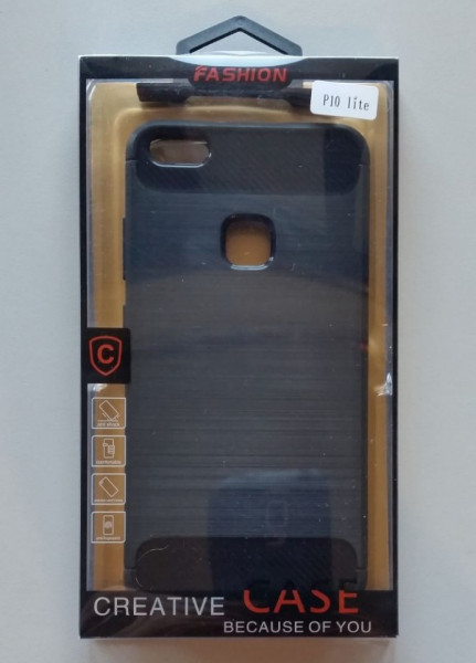 Silikonska maska BRUSHED Huawei Ascend  P10 lite2017 (5.2"), crna ili teget