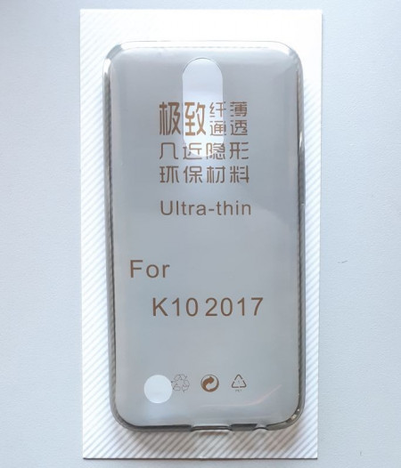 TPU 0.3mm ultra tanka maska za LG X400, LG M250N, LG K10 2017 (5.3") dim providna