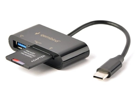 Čitač SD memorijskih kartica USB Type-C Gembird UHB-CR3-02
