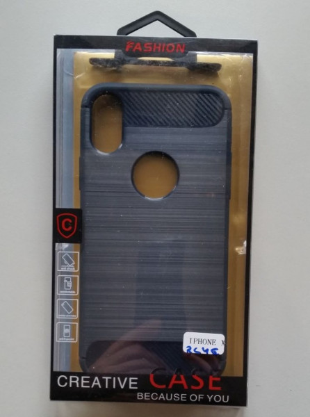 TPU maska BRUSHED za IPHONE X 5.8"   dark blue