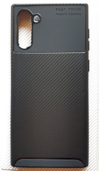 TPU maska CARBON za Samsung SM-N970F, Galaxy Note 10 2019 (6.3"), crna