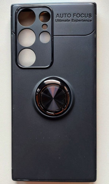 TPU maska MAGNET RING za SAMSUNG SM-S918B, Galaxy S23 Ultra 2023 (6.8") CRNA