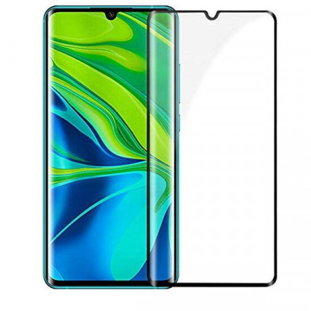 Zaštitno staklo 5D FULL GLUE za Xiaomi Mi Note 10, Mi Note 10 PRO 2019 (6.47") crni rub