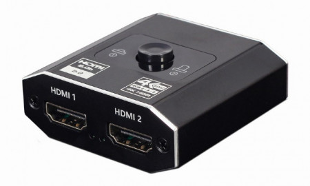 Bidirectional HDMI 4K SWITCH, 2ports, Gembird DSW-HDMI-21