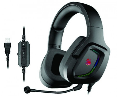 Gejmerske slušalice 7.1 SURROUND, A4Tech A4-G573 Bloody, 50mm/16ohm, color LED, USB povezivanje