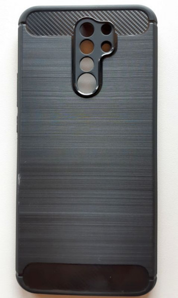 TPU maska BRUSHED za Xiaomi Redmi 9 2020 (6.53") crna