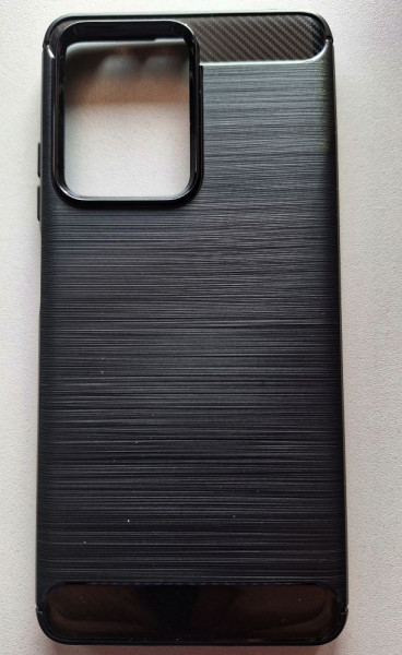 TPU maska BRUSHED za Xiaomi Redmi Note 12 Pro 5G 2022 (6.67") crna