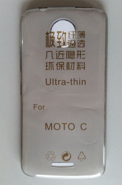 TPU maska za Motorola Moto C  dim providna ultra tanka