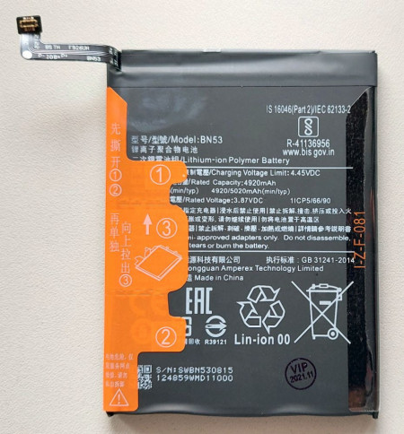 Baterija BN53 za Xiaomi Redmi Note 9 Pro, Redmi Note 10 Pro