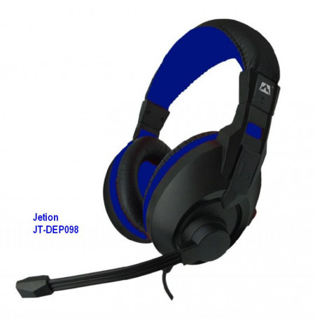 Gejmerske slušalice JETION JT-DEP098 black blue, 2 x 3,5mm