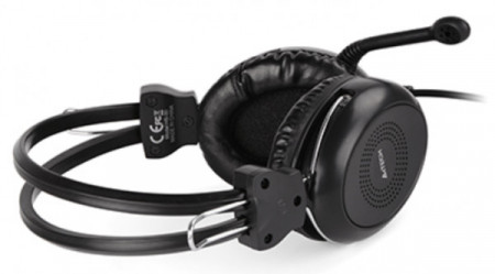 Gejmerske slušalice s mikrofonom, A4Tech A4-HS-30, 40mm/32ohm, black 2x3.5mm