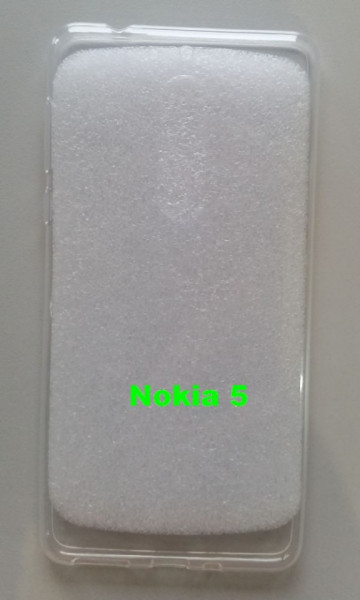 Silikonska maska 0.3mm ultra tanka Nokia 5 2017 (5.2") providna