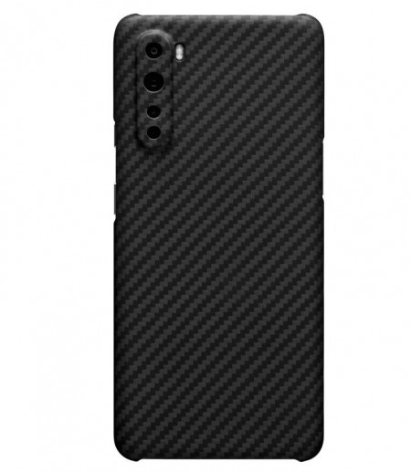 TPU maska CARBON 0.3mm ultra tanka za OnePlus Nord 2020 (6.44") crna