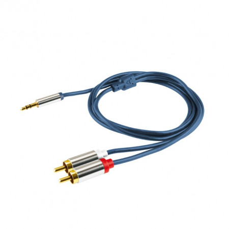 Audio kabl 3,5mm muški na 2 x RCA A49-4M - dužina 4 m