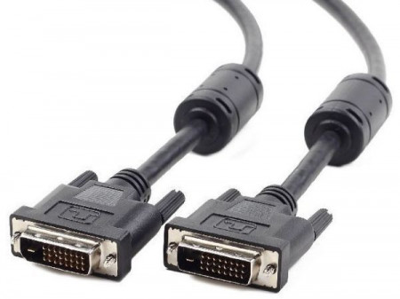Kabl DVI-D na DVI-D dual link (DVI-D/DVI-D) Gembird CC-DVI2-BK-6, 1.8m