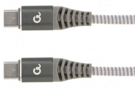 Kabl Type C na TYPE C, Gembird CC-USB2B-CMCM60-1.5M, 60W punjenje, dužina 1,5m