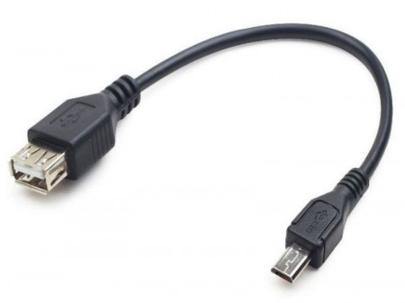 OTG kabl USB 2.0 na micro Gembird A-OTG-AFBM-03, USB OTG AF na Micro BM, 0.15 m