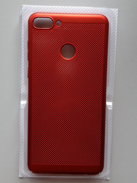 TPU/PC BREATH maska za Huawei Y9 2018, crvena