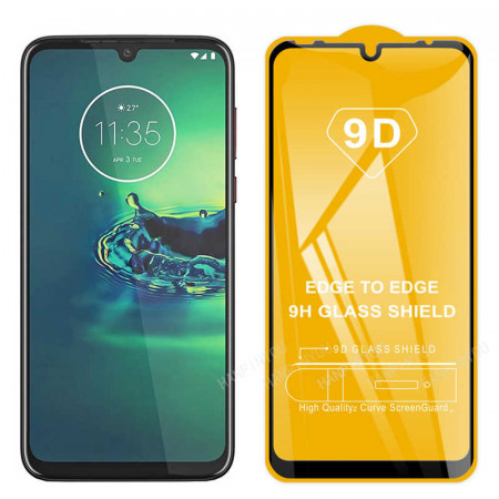 Zaštitno, kaljeno staklo 5D Full Glue za Moto One Macro 2019, G8 PLAY 2019 (6.2") zakrivljeno