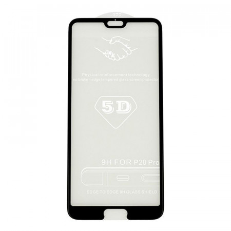 Zaštitno staklo 5D Full Glue za Huawei P20 Plus, P20 Pro 2018 (6.1") crni rub