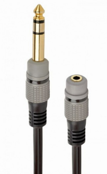 Audio adapter 6,35mm muški na 3,5mm ženski Gembird A-63M35F-0.2M, cca 20cm, pozlaćeni konektori