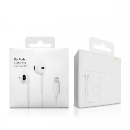 Slušalice žične s mikrofonom, Gembird BHP-Ear Pods, konektor iPhone 1x Lightning 8-pin, bele