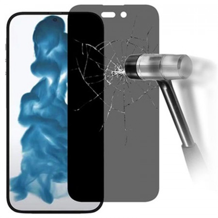 Zaštitno kaljeno staklo 5D Full Glue za iPhone 14 Pro Max 2022 (6.7") crni rub