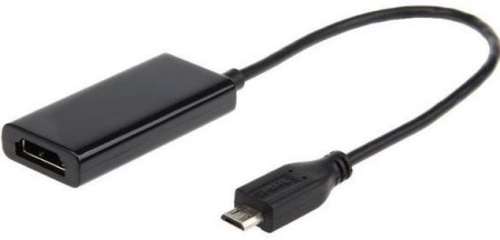 Adapter micro USB na HDMI, Gembird A-MHL-002, 5-pin MHL