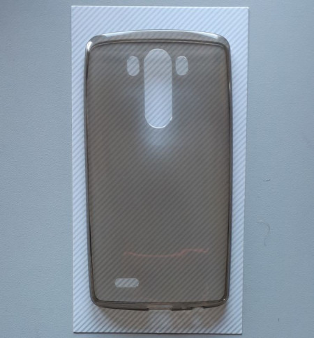 TPU 0.3mm ultra tanka maska za LG G3 (5.5") 2014, dim providna