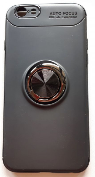 TPU Magnet RING maska za za iPhone 6, iPhone 6S (4.7") crna