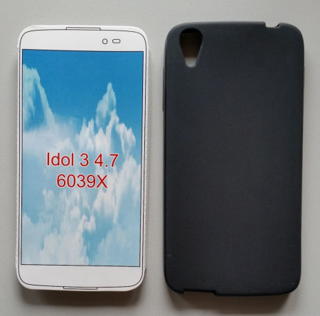 TPU Maska PUDDING Alcatel OT 6039 IDOL 3  4.7inč.  CRNA