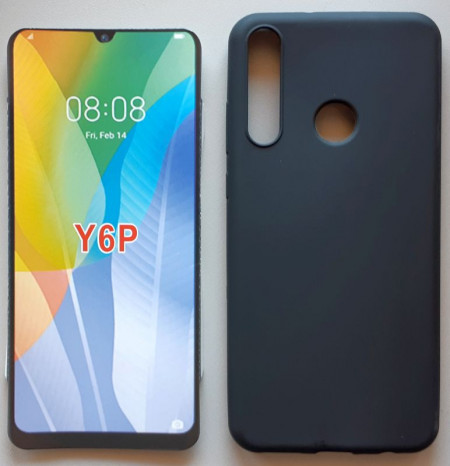 TPU maska Pudding za Huawei Y6p 2020 (6.3") crna