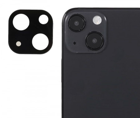 Zaštitno staklo za kameru za iPhone 13 Mini 2021 (5.4") crno