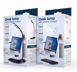 Bežični punjač za telefone 10W plus stona LED lampa GEMBIRD TA-WPC10-LED-01-MX - Img 4