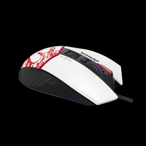 Gejmerski miš, A4Tech A4-W95 Max NARAKA, Bloody RGB Gejmerski mis, 2000Hz/100-12.000 DPI, White, USB kabl 135mm - Img 4