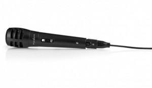 Karaoke mikrofon Nedis MPWD15BK, 6.35mm -75 dB+/-3dB Sensitivity, 80 Hz-12 kHz, kabl 5.0m - Img 2
