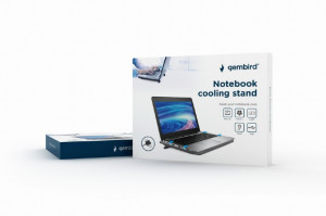 Kuler, Hladnjak, Postolje za hladjenje laptopa Gembird NBS-1F15-04, 15" 120mm Fan, Ergo Stand - Img 2