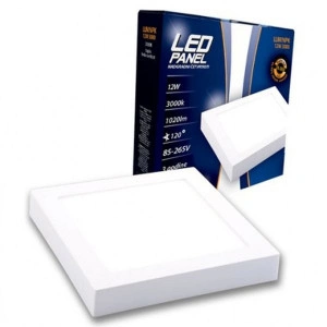 LED panel nadgradni ČETVRTASTI 12W LUMNPK-12W, 3000K ili 6500K