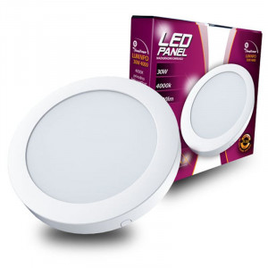 LED panel nadgradni OKRUGLI 30W LUMNPO-30W, 3000K ili 6500K, Sunflower - Img 2