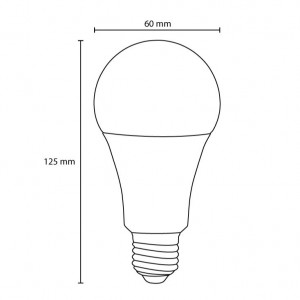 Led sijalica sa senzorom nivoa svetla E27 LS-A60-CW-E27/10-SUM 810 lm 220VAC - Img 2