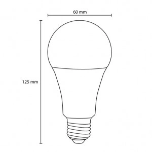 Led sijalica sa senzorom nivoa svetla E27 LS-A60-CW-E27/10-SUM 810 lm 220VAC - Img 2