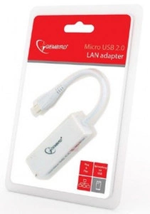 Micro USB 2.0 na LAN adapter za tablete, mrezna kartica, Gembird NIC-mU2-01 - Img 1