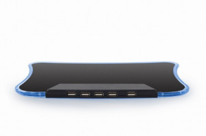 Podloga za miša plus USB HUB 4 porta, Gembird MP-LED-4P - Img 2