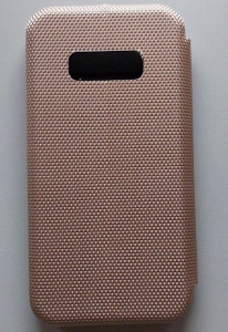 Preklopna futrola FLIP LEATHER za Samsung SM-G970F, S10e 2019 (5.8") pastelno zlatna - Img 2