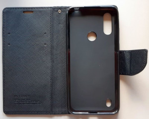 Preklopna futrola MERCURY za Moto E6S 2020 (6.1") crna