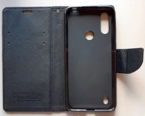 Preklopna futrola MERCURY za Moto E6S 2020 (6.1") crna