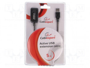 Produžni kabl aktivni USB A muški na USB A ženski, Gembird UAE-01-5M, - Img 3