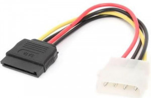 SATA power supply kabl flat 15cm, Gembird CC-SATA-PS - Img 2