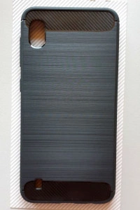 TPU maska BRUSHED za Samsung Galaxy SM-A105F A10 2019 (6.2") crna