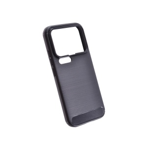 TPU maska BRUSHED za XIAOMI 17 PRO 2025 (6.30") crna